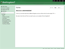 Tablet Screenshot of biokingdom7.wikispaces.com