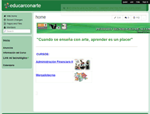 Tablet Screenshot of educarconarte.wikispaces.com
