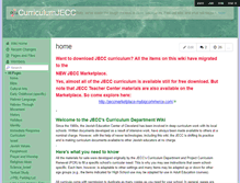 Tablet Screenshot of curriculumjecc.wikispaces.com