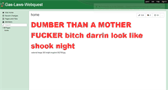 Desktop Screenshot of gas-laws-webquest.wikispaces.com