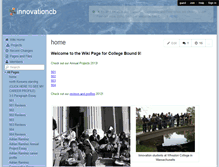 Tablet Screenshot of innovationcb.wikispaces.com