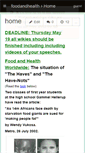 Mobile Screenshot of foodandhealth.wikispaces.com