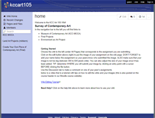 Tablet Screenshot of kccart105.wikispaces.com