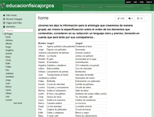 Tablet Screenshot of educacionfisicajorgea.wikispaces.com