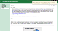 Desktop Screenshot of educationaltechnology222.wikispaces.com