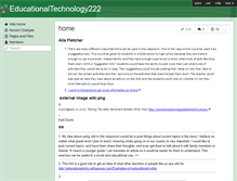 Tablet Screenshot of educationaltechnology222.wikispaces.com
