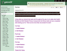 Tablet Screenshot of gators5f.wikispaces.com