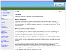 Tablet Screenshot of cravenearlycollege.wikispaces.com