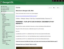 Tablet Screenshot of georgeudl.wikispaces.com