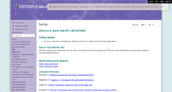 Desktop Screenshot of ced505-falkoff.wikispaces.com