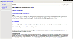Desktop Screenshot of literaturealive.wikispaces.com