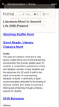 Mobile Screenshot of literaturealive.wikispaces.com