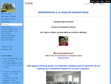 Tablet Screenshot of geohistoria.wikispaces.com