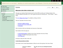 Tablet Screenshot of cellsinaction1.wikispaces.com