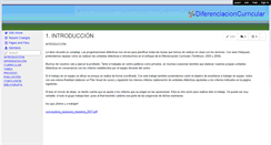 Desktop Screenshot of diferenciacioncurricular.wikispaces.com