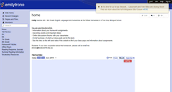 Desktop Screenshot of emilytrono.wikispaces.com