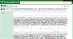 Desktop Screenshot of culturasmesoamoasis.wikispaces.com