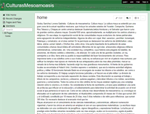Tablet Screenshot of culturasmesoamoasis.wikispaces.com