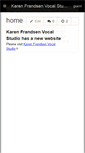 Mobile Screenshot of karenfrandsenvocalstudio.wikispaces.com
