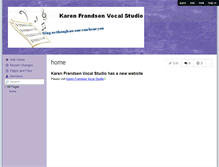 Tablet Screenshot of karenfrandsenvocalstudio.wikispaces.com