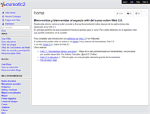 Tablet Screenshot of cursotic2.wikispaces.com