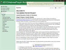 Tablet Screenshot of jecchebrewprayer-avotimahot.wikispaces.com