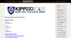 Desktop Screenshot of chemistrykippnyc.wikispaces.com