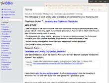 Tablet Screenshot of ibbio.wikispaces.com