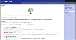 Desktop Screenshot of camt2011.wikispaces.com
