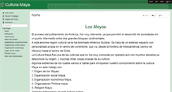 Desktop Screenshot of cultura-maya.wikispaces.com