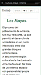 Mobile Screenshot of cultura-maya.wikispaces.com