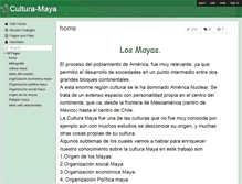 Tablet Screenshot of cultura-maya.wikispaces.com
