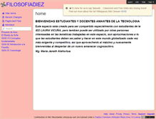 Tablet Screenshot of filosofiadiez.wikispaces.com