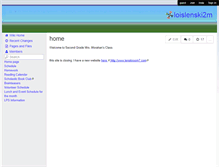 Tablet Screenshot of loislenski2m.wikispaces.com