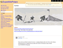 Tablet Screenshot of expeditiilepolare.wikispaces.com