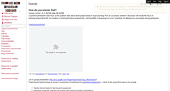 Desktop Screenshot of howdoyouassessthat.wikispaces.com