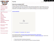 Tablet Screenshot of howdoyouassessthat.wikispaces.com