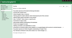 Desktop Screenshot of belmontenglish12.wikispaces.com