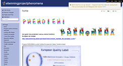 Desktop Screenshot of etwinningprojectphenomena.wikispaces.com
