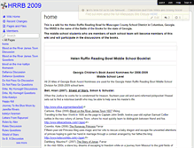 Tablet Screenshot of hrrb2009.wikispaces.com