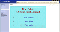 Desktop Screenshot of cyberproof.wikispaces.com