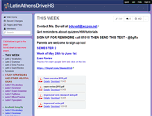 Tablet Screenshot of latinathensdrivehs.wikispaces.com