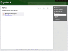 Tablet Screenshot of geobook.wikispaces.com
