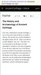 Mobile Screenshot of ancientcarthage.wikispaces.com