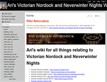 Tablet Screenshot of nwn.wikispaces.com