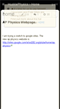 Mobile Screenshot of huskiephysics.wikispaces.com
