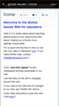 Mobile Screenshot of global-issues.wikispaces.com