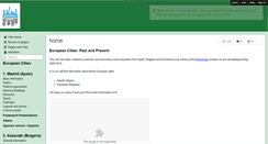 Desktop Screenshot of europeancitiespastandpresent.wikispaces.com