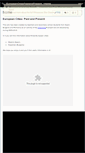 Mobile Screenshot of europeancitiespastandpresent.wikispaces.com
