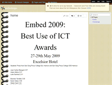 Tablet Screenshot of embedexpo.wikispaces.com